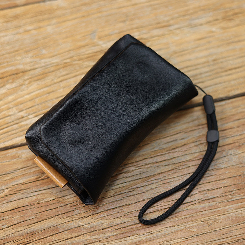 Premium Leather Zippered Pouch