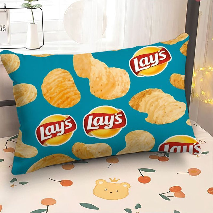 Playful Snack-Themed Decorative Throw Pillow