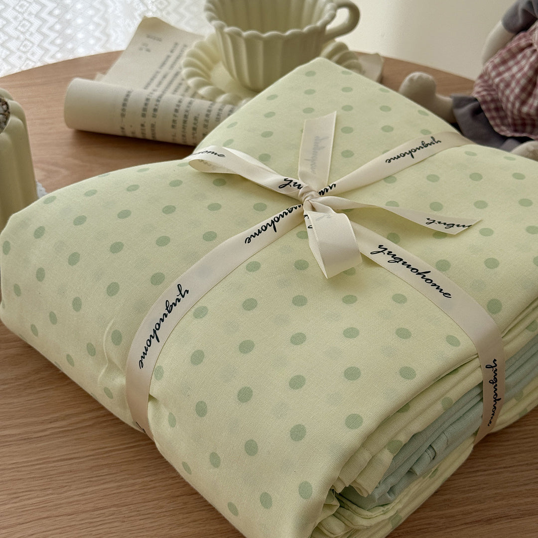 Floral-Print Cotton-Linen Duvet Cover Gift Set with Reversible Finish and Deep-Corner Ties