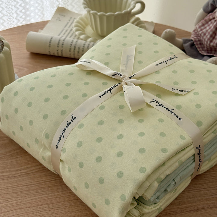 Floral-Print Cotton-Linen Duvet Cover Gift Set with Reversible Finish and Deep-Corner Ties