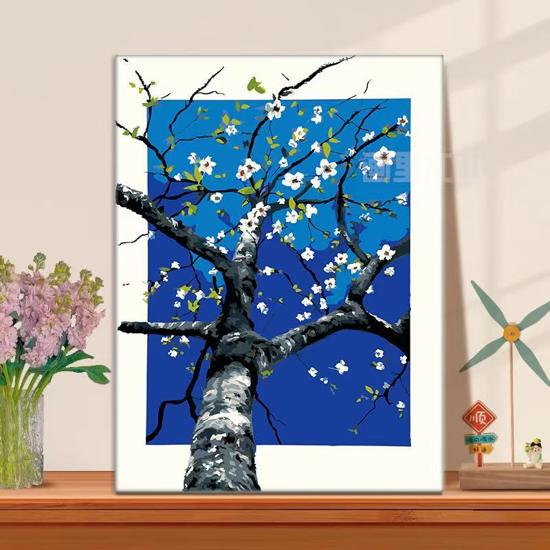 Floral Tree Illustration Canvas Art Stornfield
