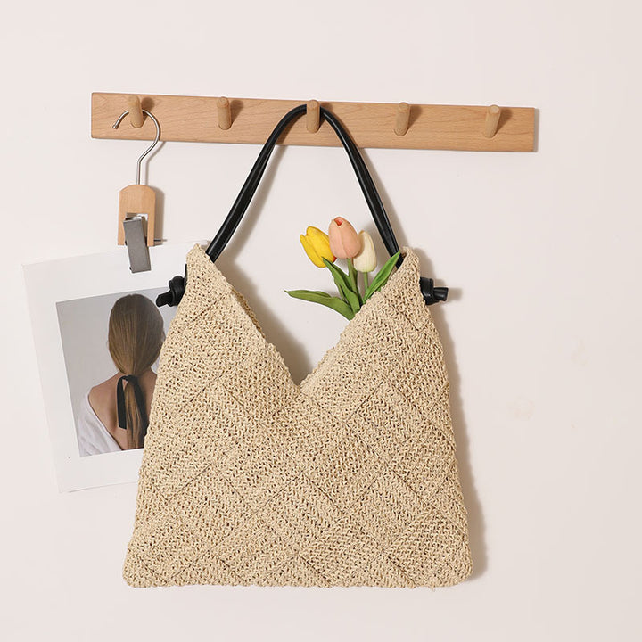 Braided Shoulder Bag Made of Natural Materials Stornfield