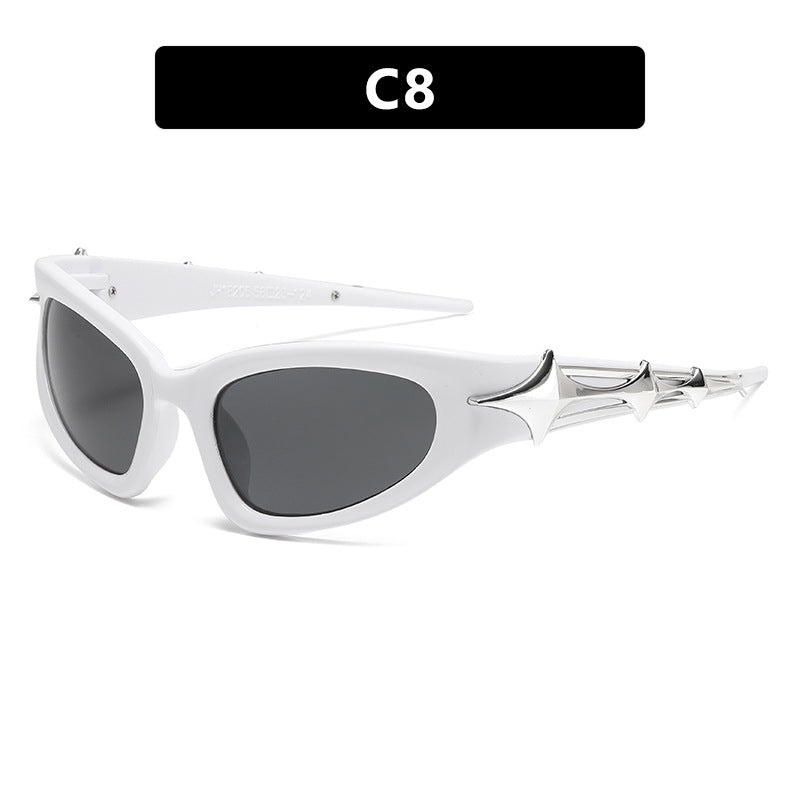 Women futuristic sunglasses with unique star design Stornfield