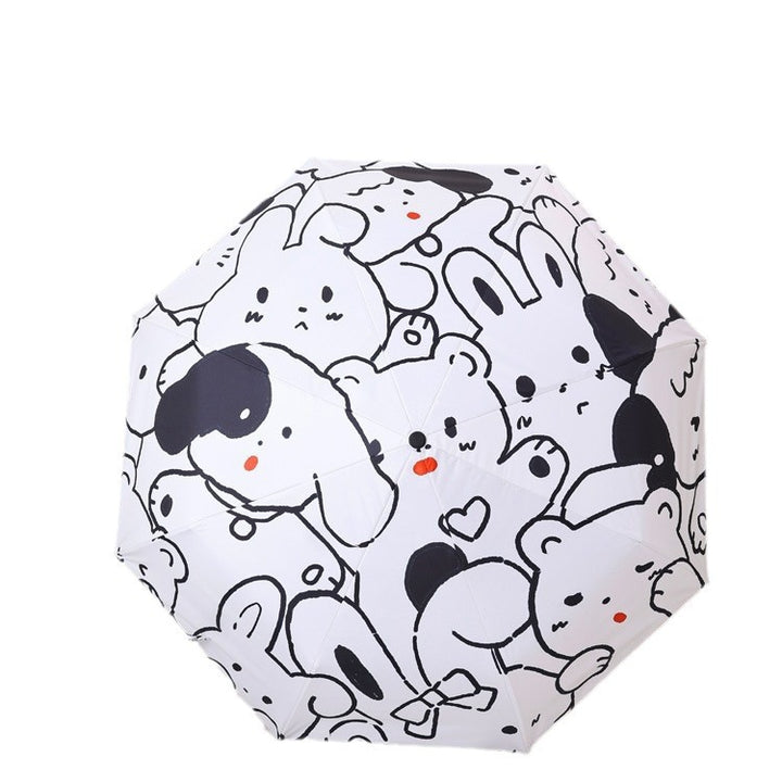 Women's creative folding umbrella with colorful designs Stornfield
