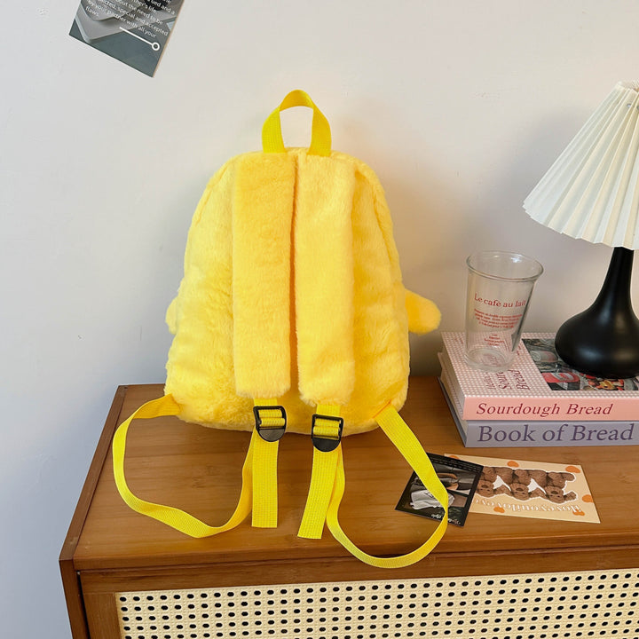 Plush Backpack with Cheerful Face Stornfield