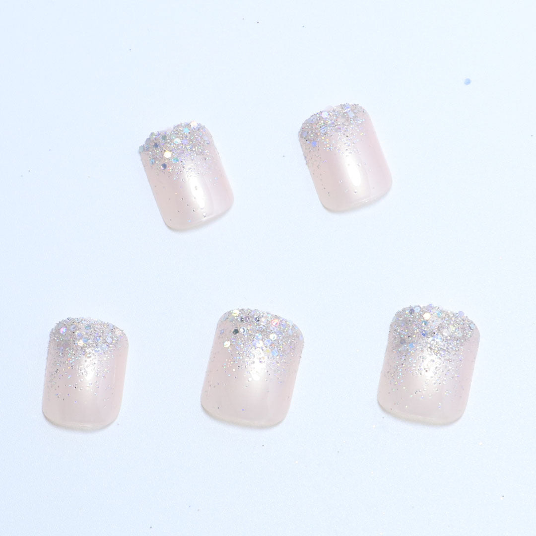 Glittery Press-On Nail Collection Stornfield