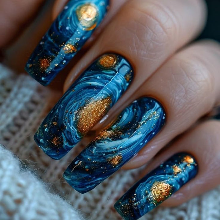 Creative Nail Art Set with Galactic Design Stornfield