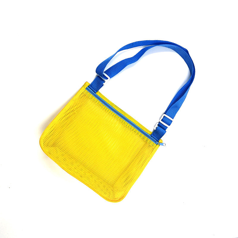 Versatile Beach Bag In Airy Mesh Design Stornfield