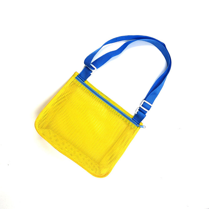 Versatile Beach Bag In Airy Mesh Design Stornfield