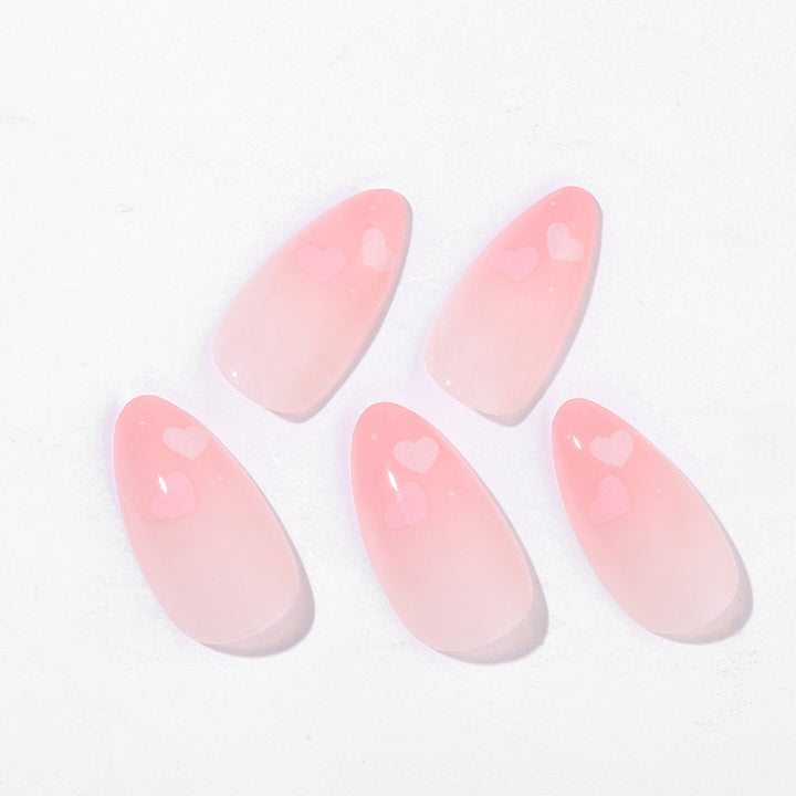 Elegant Almond-Shaped Press-On Nail Set Stornfield