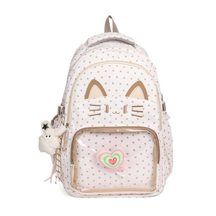 Whimsical Cat Design Backpack