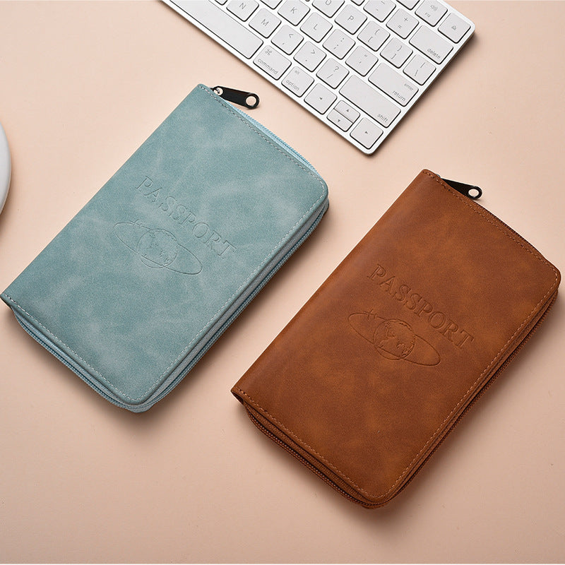 Stylish Zippered Passport Holder Stornfield