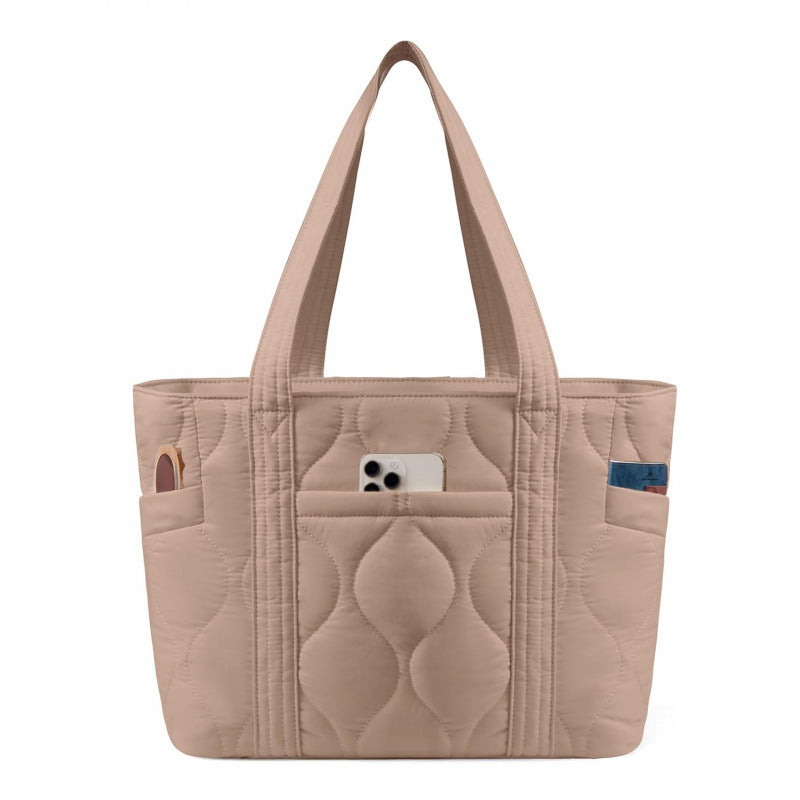Quilted everyday bag with multiple outer pockets Stornfield