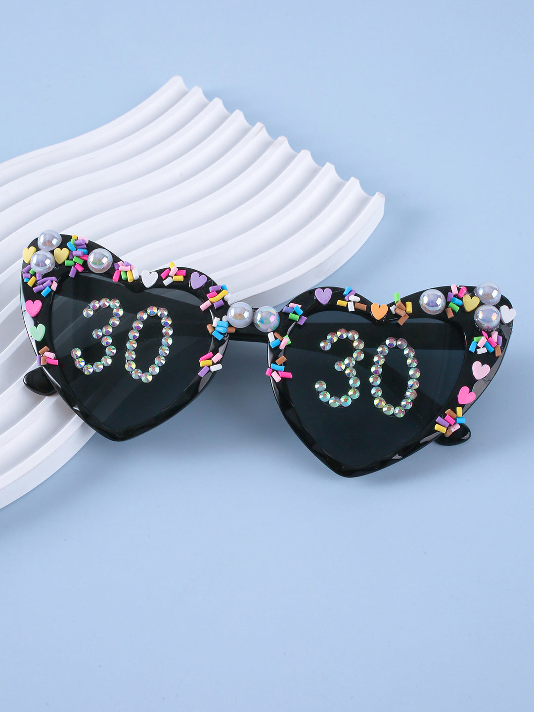 Decorative Celebration Heart-Shaped Sunglasses Stornfield