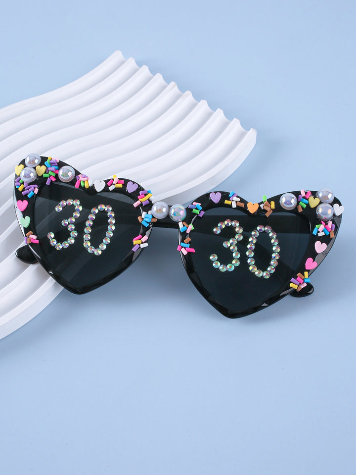 Decorative Celebration Heart-Shaped Sunglasses Stornfield