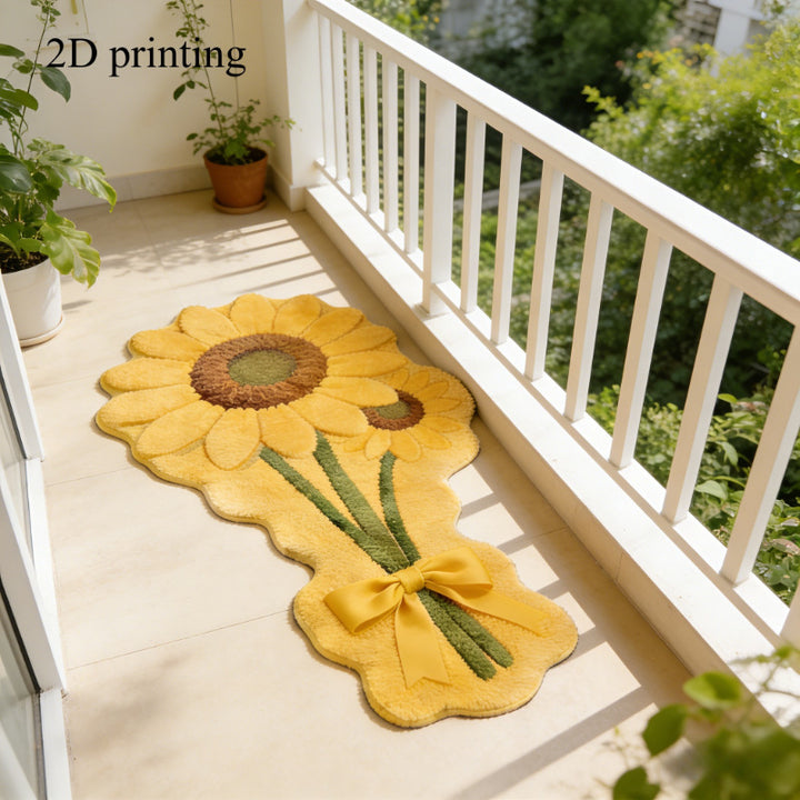 Floral Design Area Rug