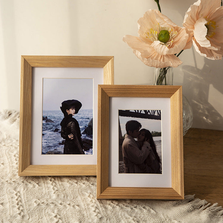 Elegant Wooden Photo Frame for Wall Display
