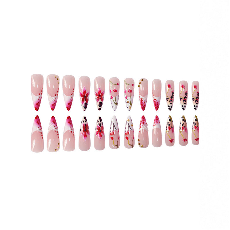 Premium Floral Acrylic Nail Art Set Stornfield