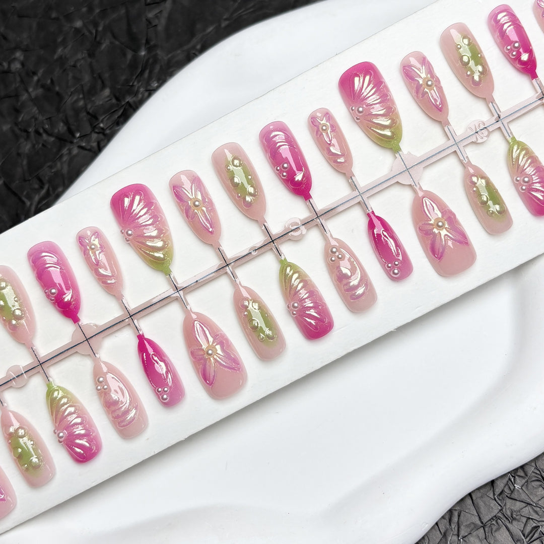 Elegant Ombre Art Press-On Nails