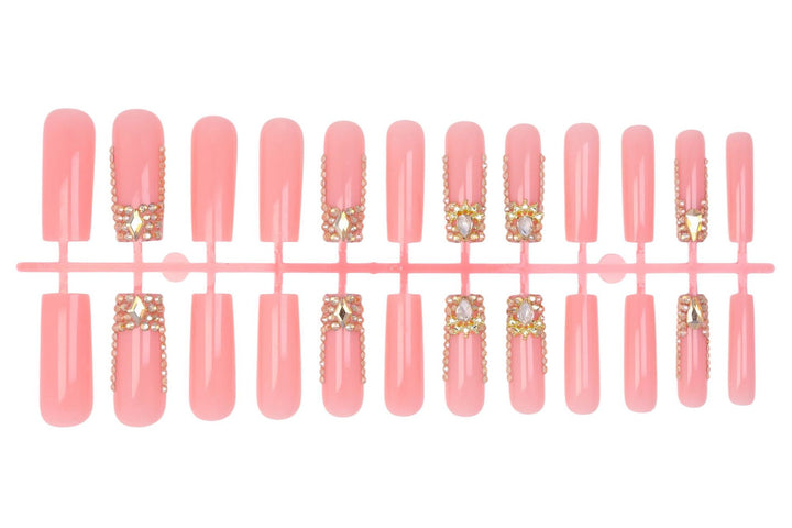 Nail art set with glamorous rhinestone accents Stornfield