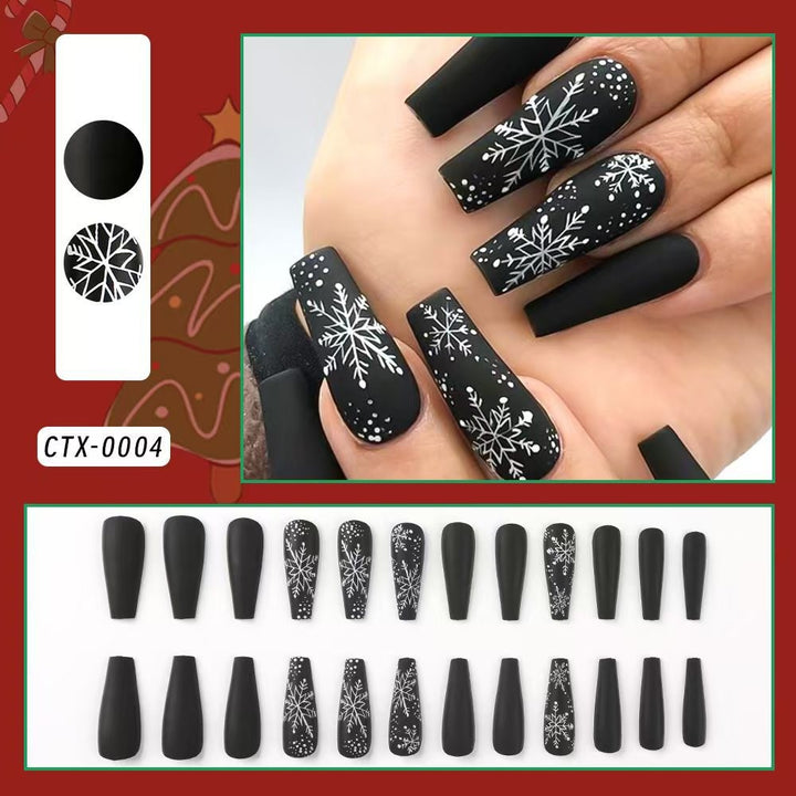 Festive Holiday Themed Press-On Nail Set Stornfield