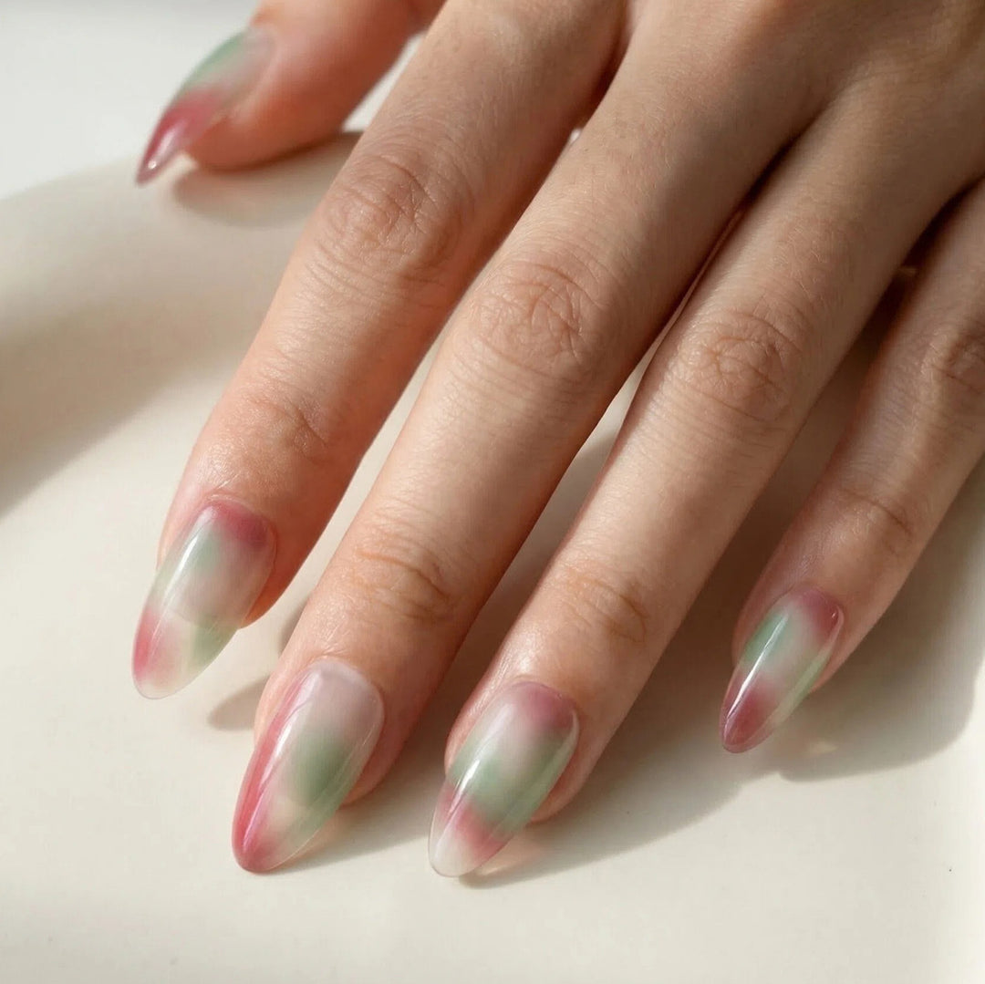 Artistic Ombre Press-On Nail Set Stornfield