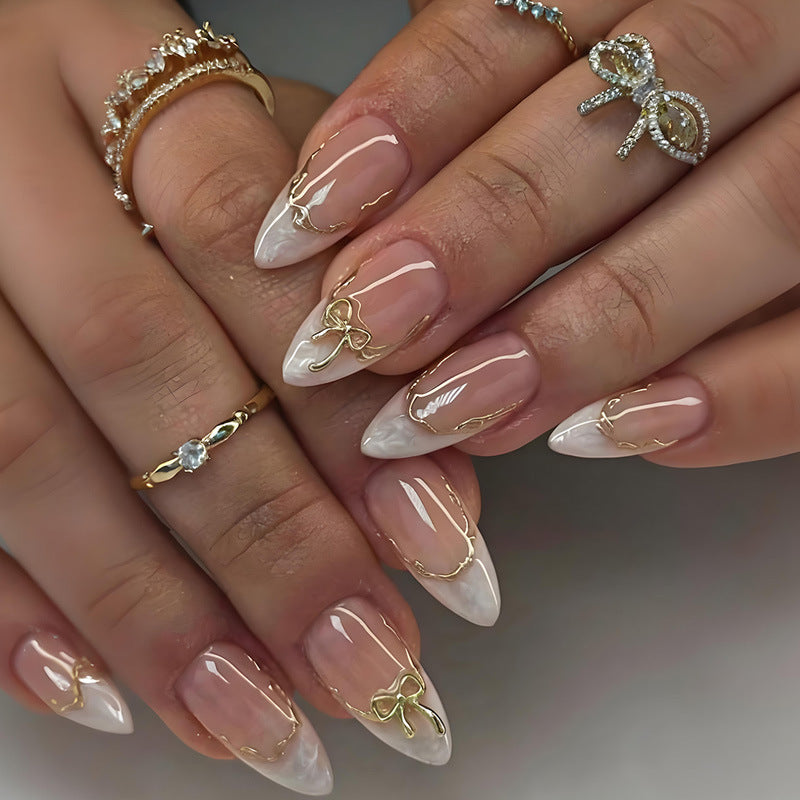 Acrylic nail set with luxurious tips and glamorous accents Stornfield