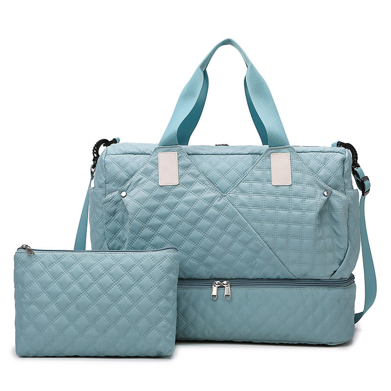 Quilted Multitasking Travel Duffle Bag Stornfield