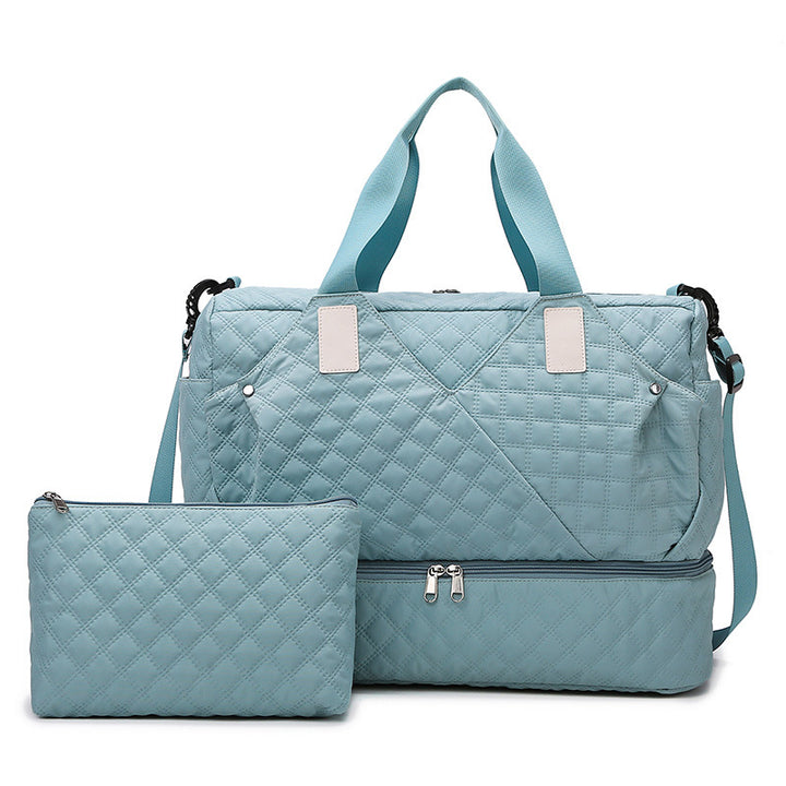 Quilted Multitasking Travel Duffle Bag Stornfield