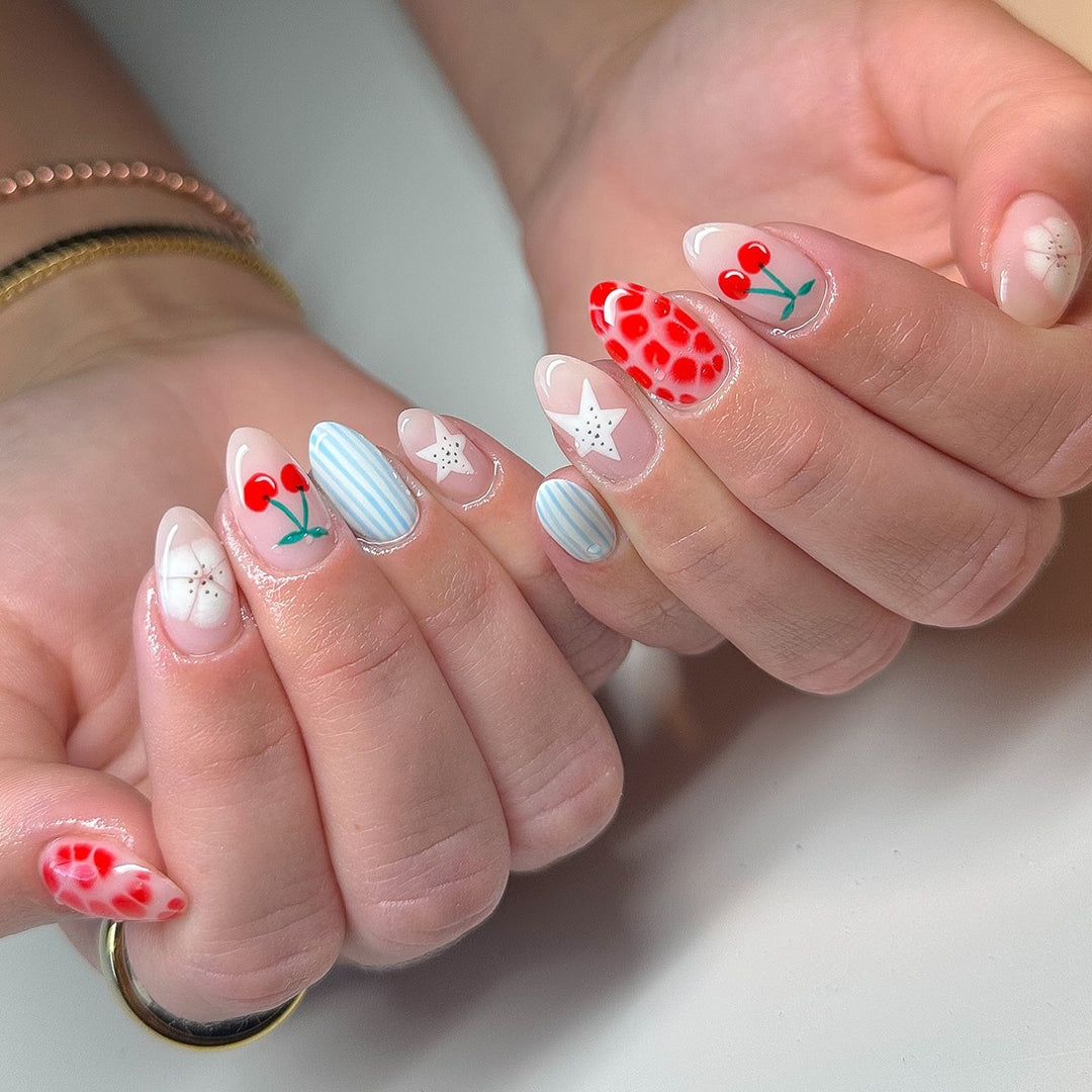 Playful Artistic Nail Design Set