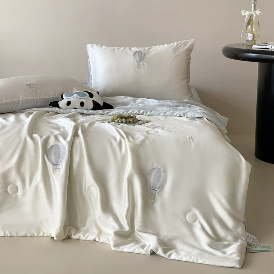 Decorative Silky Smooth Embroidered Bedding Set Stornfield