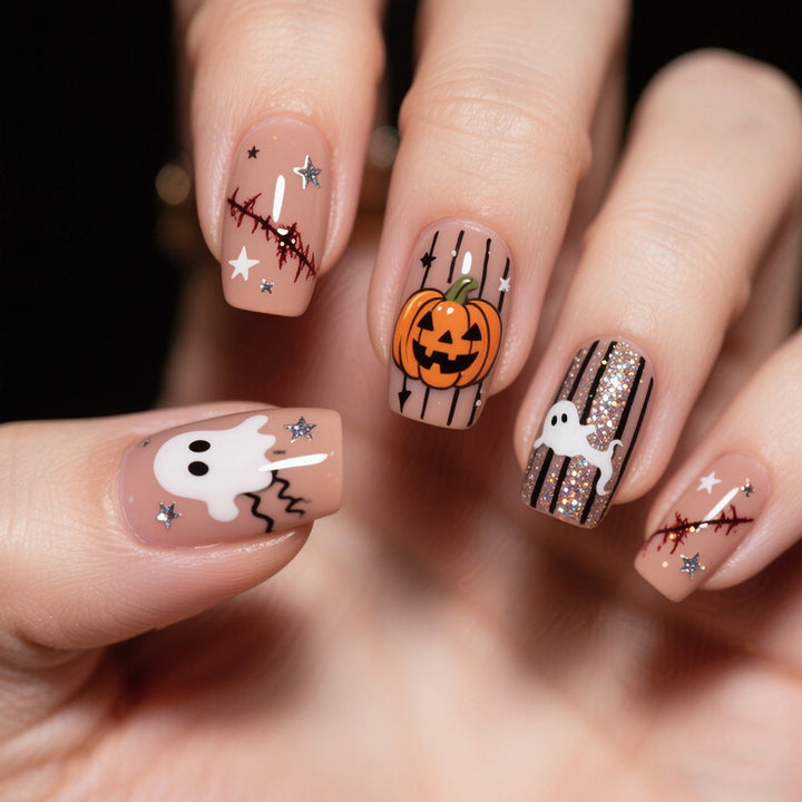 Halloween Themed Nail Art Stornfield