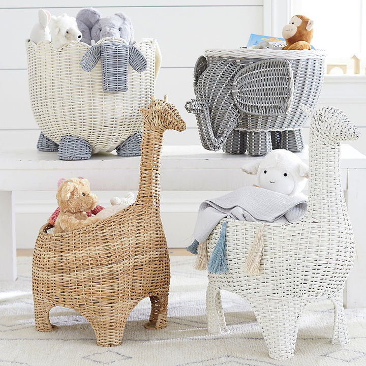 Playful storage basket in giraffe shape Stornfield