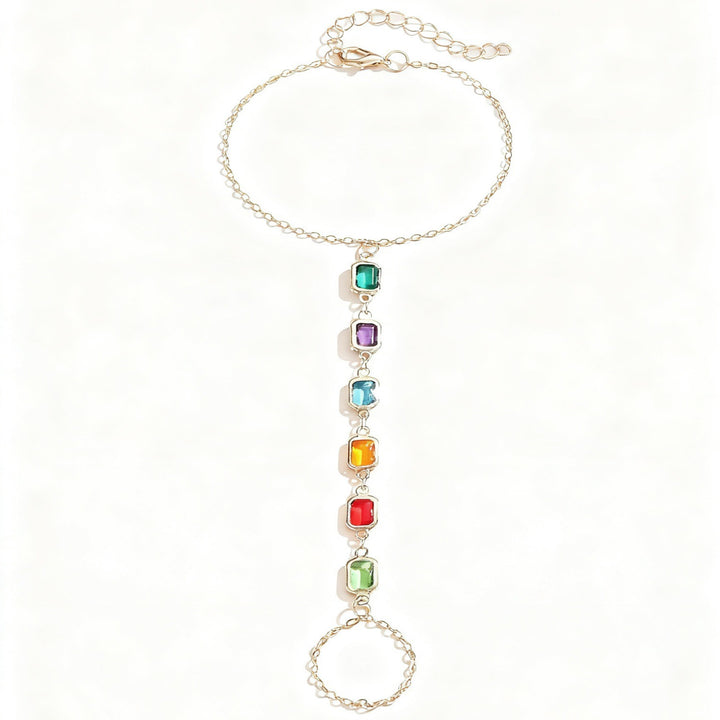 Colorful Gemstone Charm Bracelet Stornfield