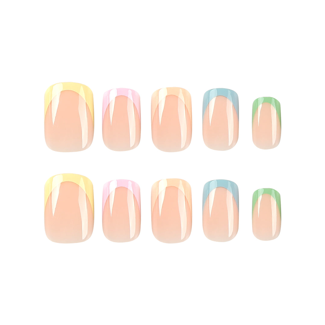Artistic nail decoration with delicate gradient and elegant tips Stornfield