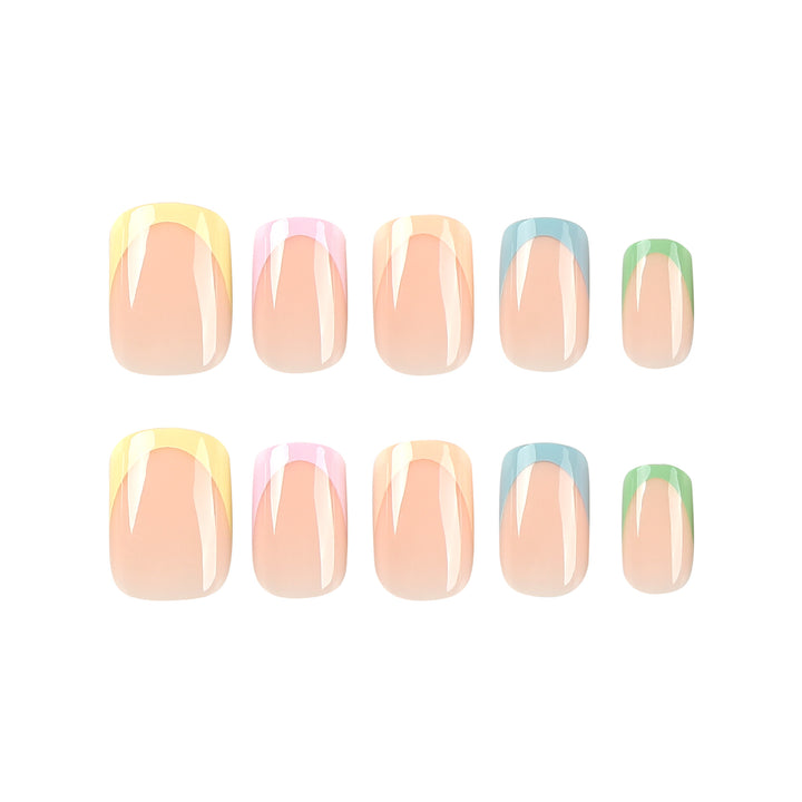 Artistic nail decoration with delicate gradient and elegant tips Stornfield