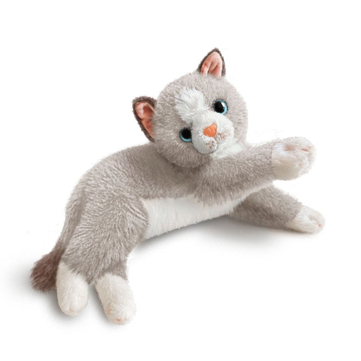 Realistic Stretch-Profile Orange Tabby Plush Lounger Stornfield