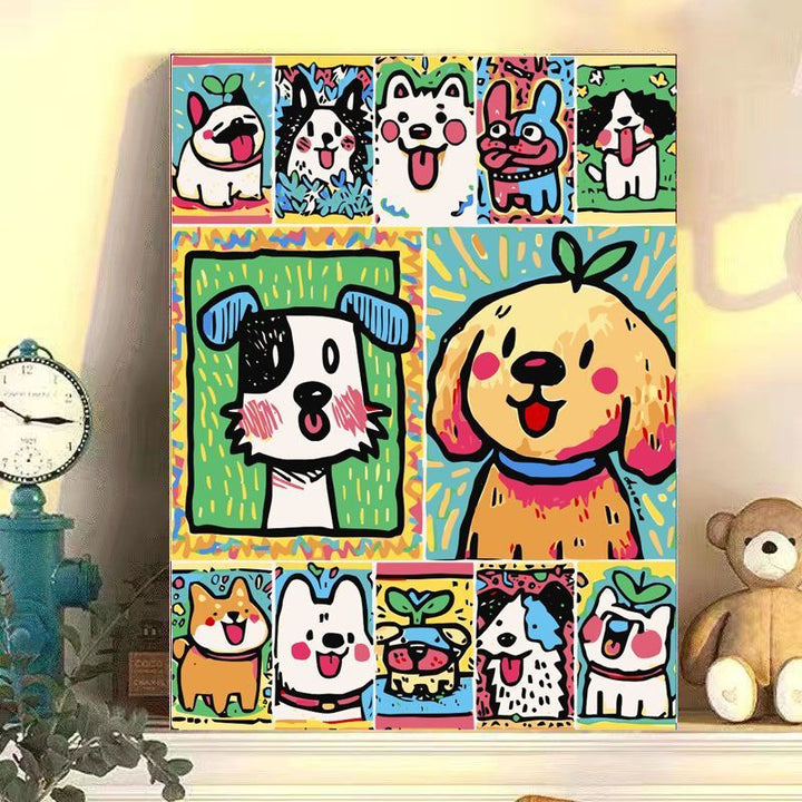 Playful Cat-Themed Canvas Wall Art Stornfield