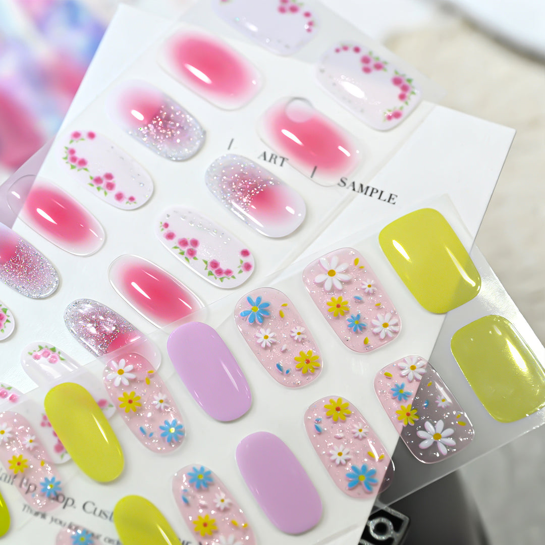 Whimsical Printed Nail Polish Strips