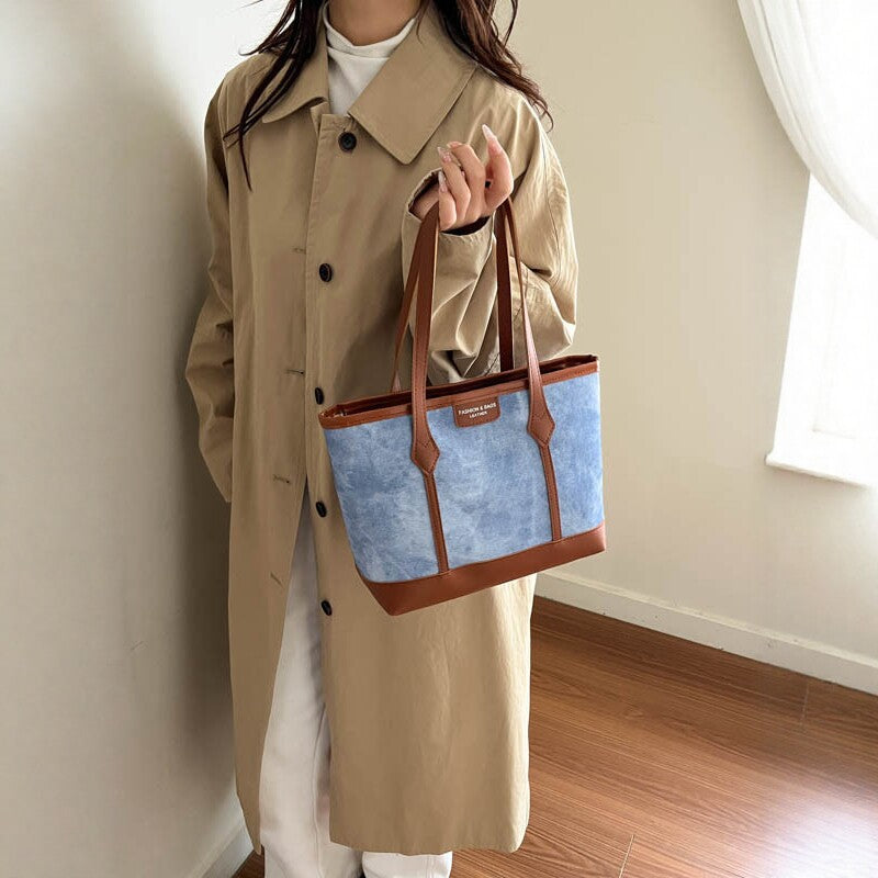 Stylish Leather Tote Bag