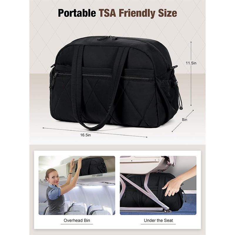 Elegant Travel Bag with Versatile Compartments Stornfield