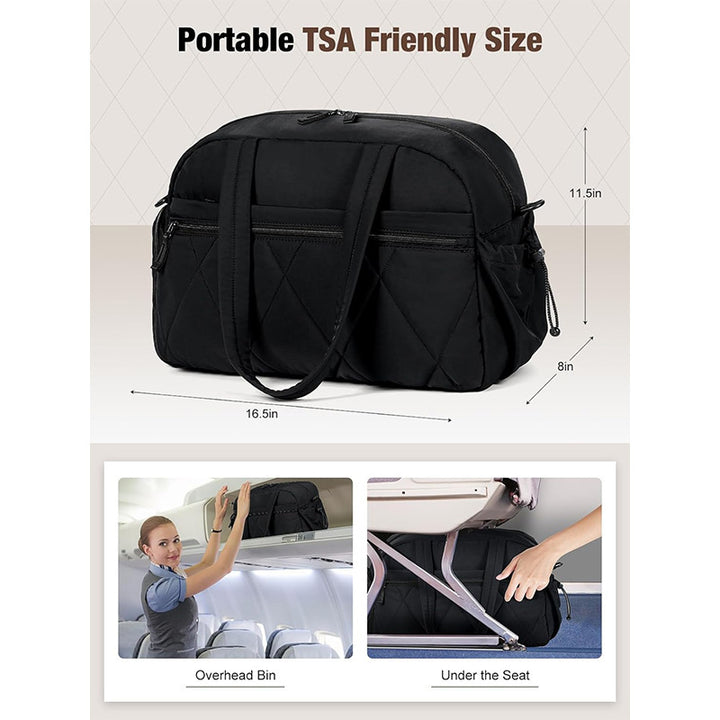 Elegant Travel Bag with Versatile Compartments Stornfield