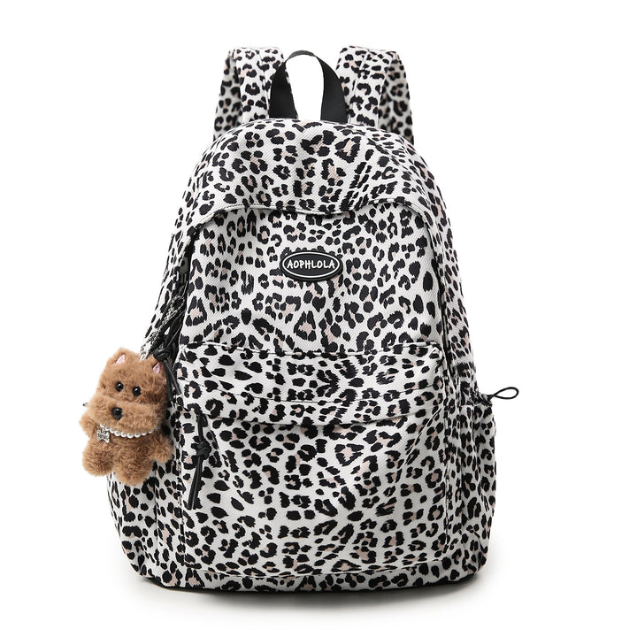 Animal Print Patterned School Backpack Stornfield