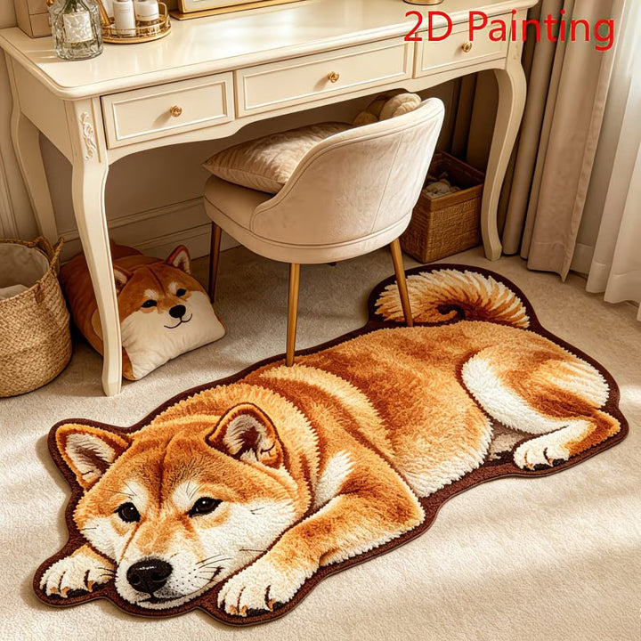 Cute Dog-Shaped Rug