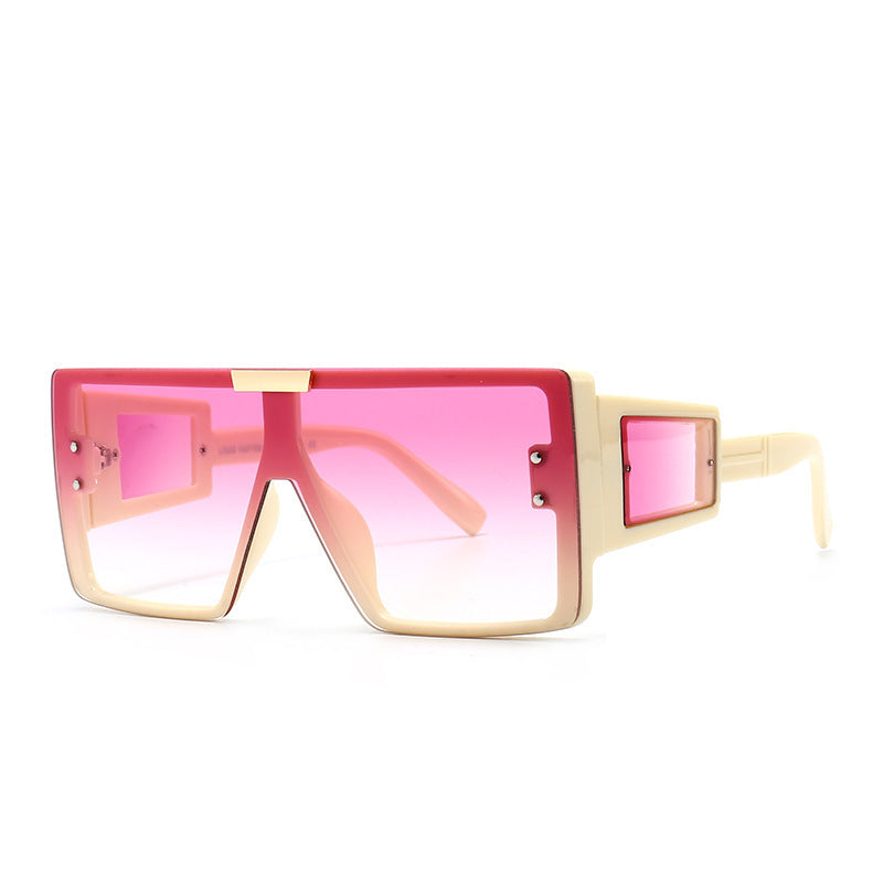 Women's stylish sunglasses in futuristic style with large frame Stornfield