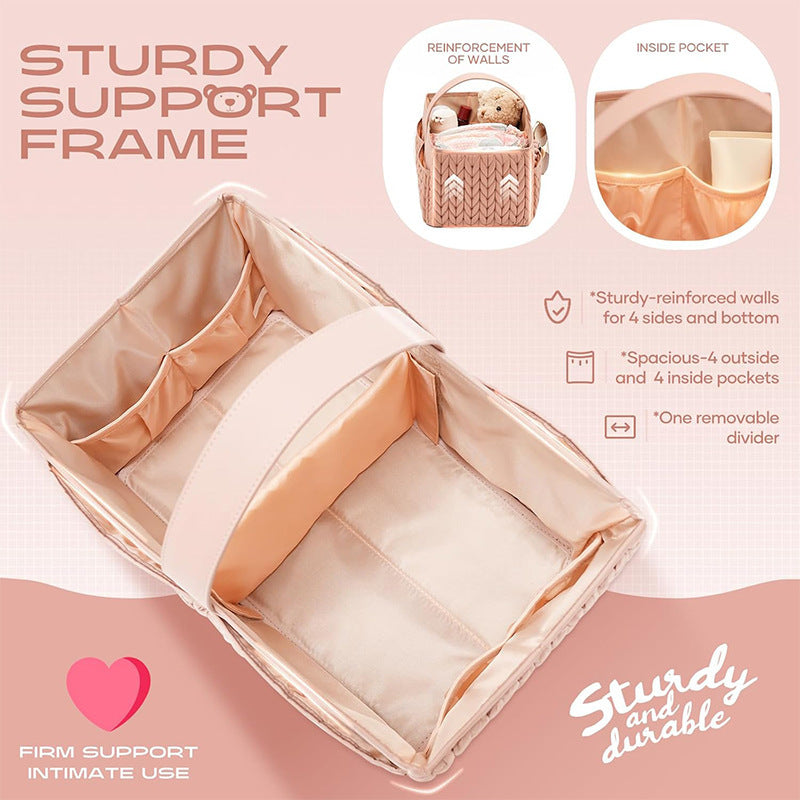 Wrap Organizer Bag with Decorative Bow Stornfield