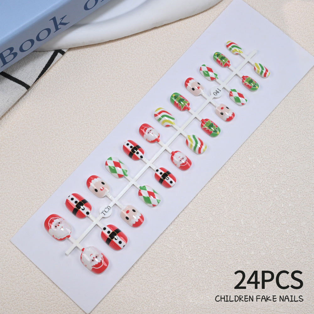 Children's Fun Holiday-Themed Fake Nail Set Stornfield