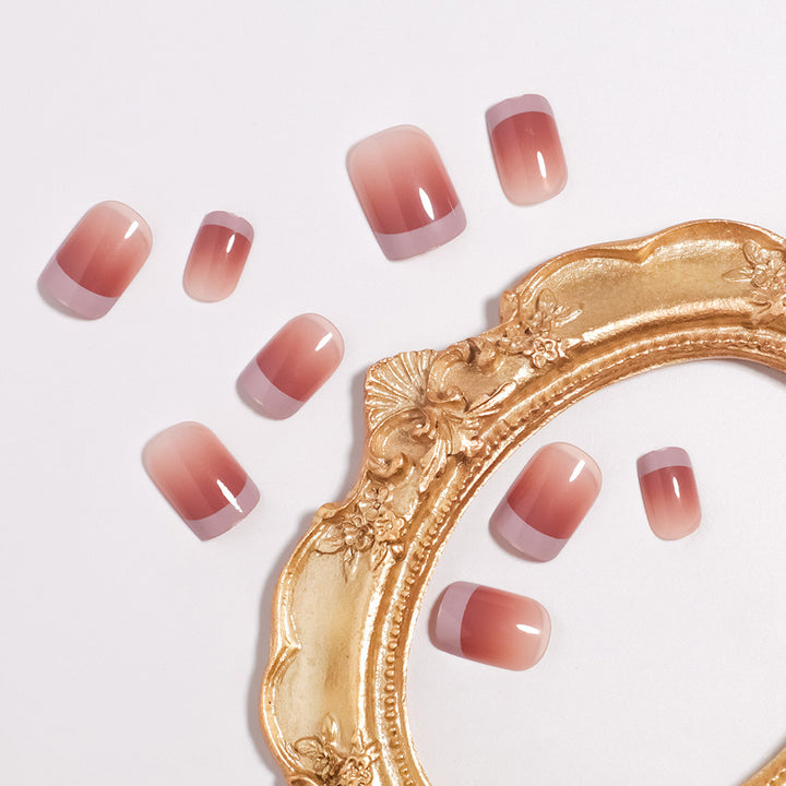 Elegant Ombre Nail Art Press-On Set Stornfield