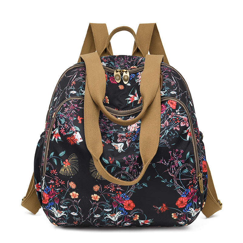 Stylish Floral Print Backpack Stornfield