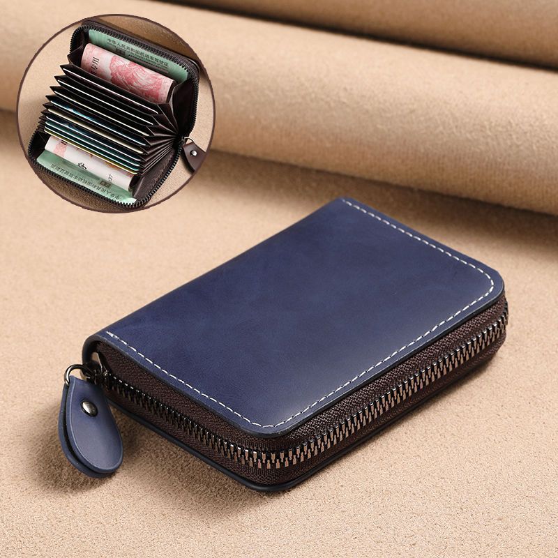 Premium Zippered Multi-Card Wallet